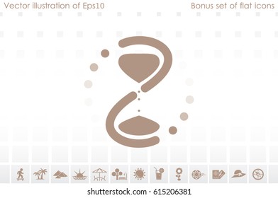 Time icon vector illustration eps10.