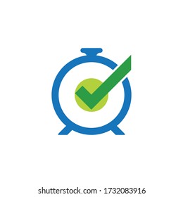 Time icon vector illustration template