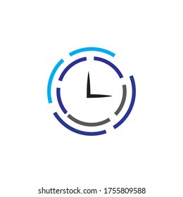 Time icon vector illustration template