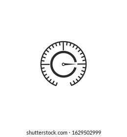 Time Icon vector sign isolated for graphic and web design. Time and clock line symbol template color editable on white background.