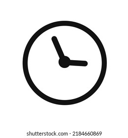 time icon vector with simple design