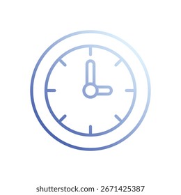 Icono de tiempo Vector ilustración de stock
