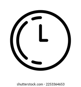 Time Icon Vector Symbol Design Illustration