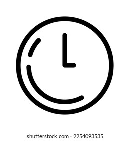 Time Icon Vector Symbol Design Illustration