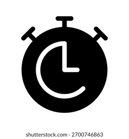 Time Icon Vector Symbol Design Illustration