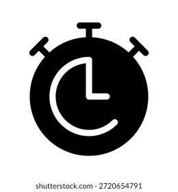 Time Icon Vector Symbol Design Illustration