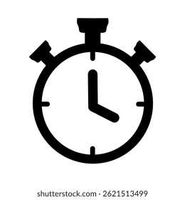 time icon vector with trendy design. stopwatch icon. clock icon