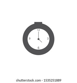 time icon or watch symbol, vector clock.