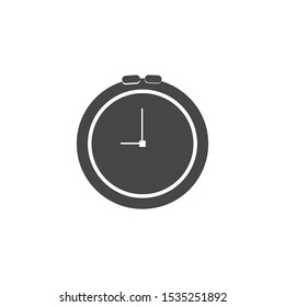 time icon or watch symbol, vector clock.
