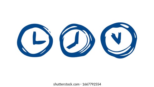 time icon. Time Zones. hotel lobby