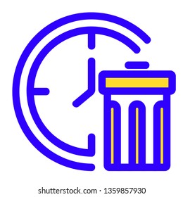 Time icon,Clock icon vector