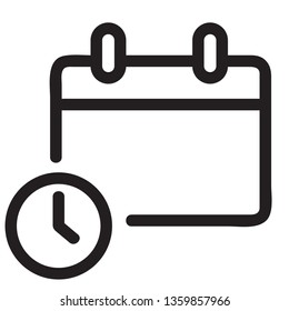 Time icon,Clock icon vector