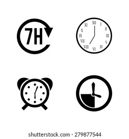 time icons design, vector illustration eps10 graphic 
