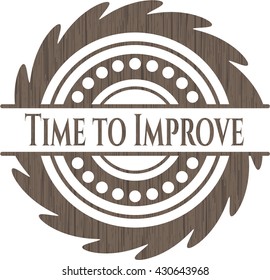 Time to Improve wood emblem