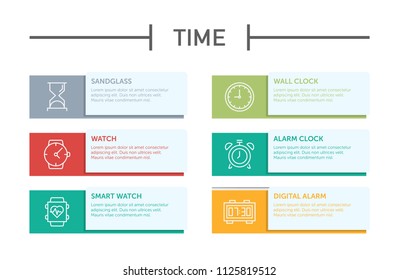 Time Infographic Icons