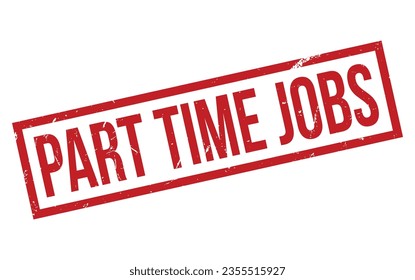 Time Jobs Rubber Stamp Seal Part Vector