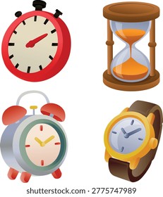 time keeping device object collection set