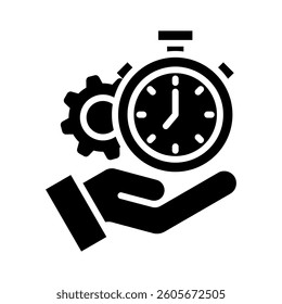 Time Keeping Icon Element for Design