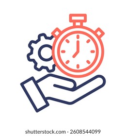 Time Keeping Icon Element for Design