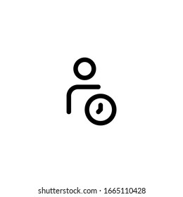 Time Lapse for Account Icon, Logo, Vector