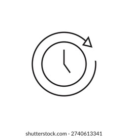 time lapse icon illustration eleemnt design