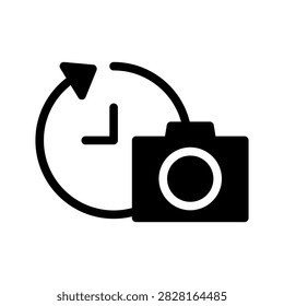 Time Lapse Icon Vector Symbol Design Illustration