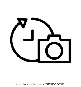 Time Lapse Icon Vector Symbol Design Illustration