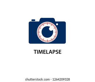 Time lapse logo template design vector