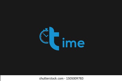 TIME letter Logo Design Template Vector