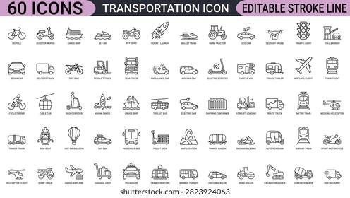 Time line art icons set including clock watch timer hourglass stopwatch alarm digital clock smart watch schedule history time zone progress editable stroke vector outline icon