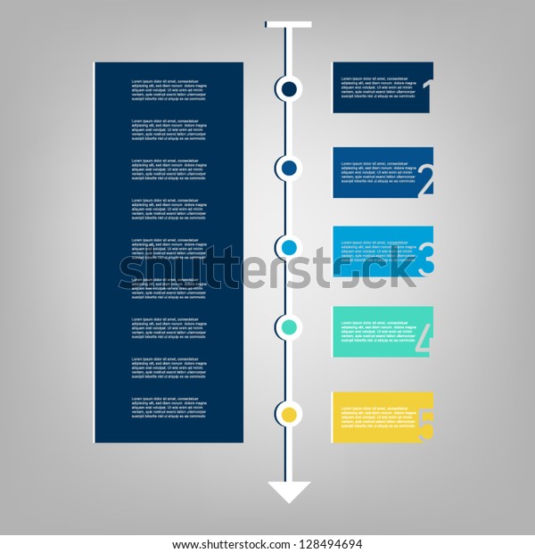 Time Line Bar Stock Vector (Royalty Free) 128494694 | Shutterstock