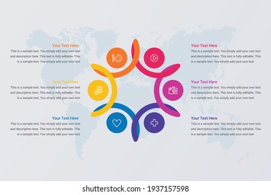 Time line design can be used for workflow layout vector image6