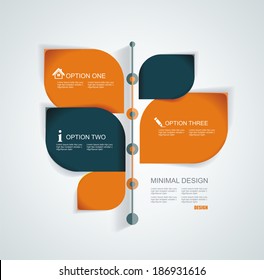 Time Line design template with paper tags. Idea to Display information, Steps for industrial factory, Ranking and statistics. 