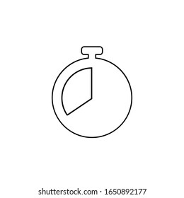 Time line icon. Clock icon.  Vector illustration