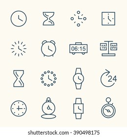 Time Line Icons