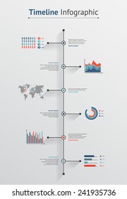 Time line infographic. Vector illustration