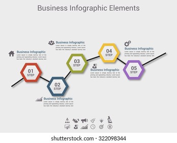 Time line infographic. Vector illustration
