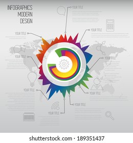 Time Line infographics design template with diagram set. 