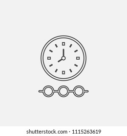 Time line vector icon