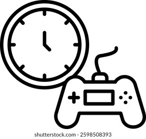 Time Line Vector Icon Design