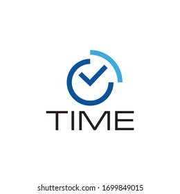 Design-Design-Vorlage für das Time Logo.