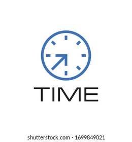 Time logo design concept template.