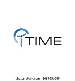 Time logo design concept template.