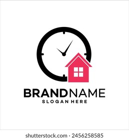 time logo design vector template illustration