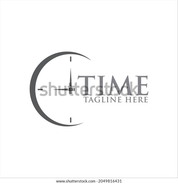 Time logo icon vector
template.