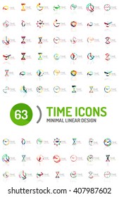 Time logo set