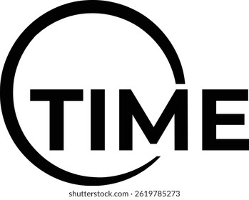 A time logo typically symbolizes the concepts of time, punctuality, scheduling, deadlines, or the passage of moments. It may feature elements like clocks, watches, hourglasses, or abstract representat