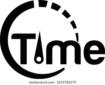 A time logo typically symbolizes the concepts of time, punctuality, scheduling, deadlines, or the passage of moments. It may feature elements like clocks, watches, hourglasses, or abstract representat