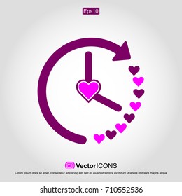 time and love template icons