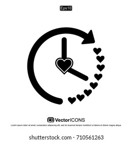 time and love template icons